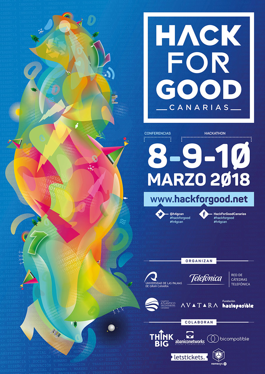 Abiertas las inscripciones para participar en el HackForGood Canarias 2018