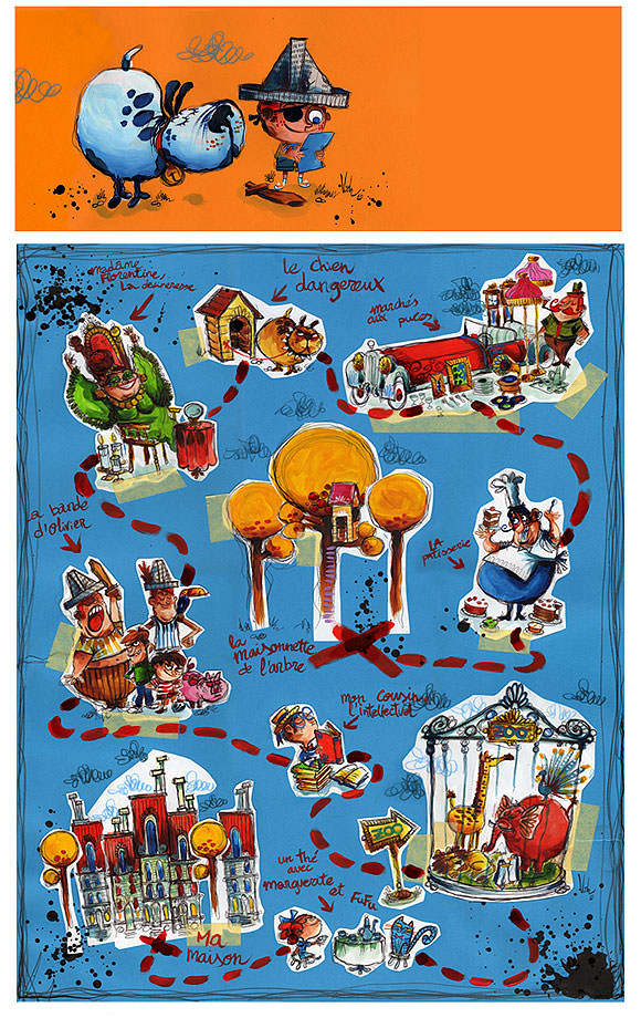 Marchando una de ilustración al Jaubert
