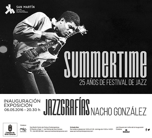 Jazzgrafías, muestra fotográfica de 25 años de jazz en Canarias, de Nacho González, en el San Martín Contemporáneo