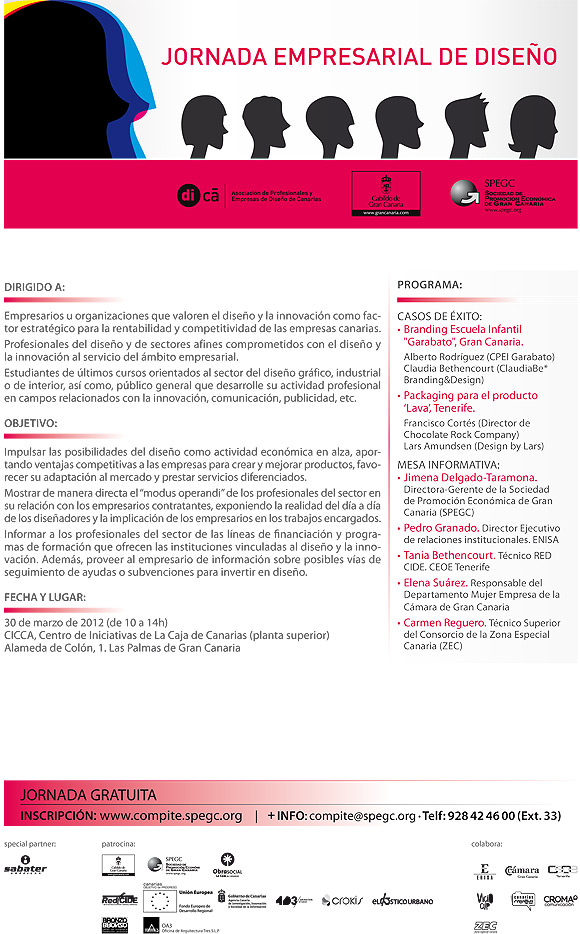 Jornada Empresarial de Diseño de DiCa (Asociación de Profesionales y Empresas de Diseño de Canarias)