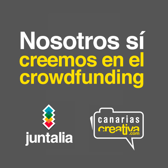 Juntalia y CanariasCreativa.com unen fuerzas para el apoyo a los creativos de las islas a través de campañas de micro-mecenazgo.