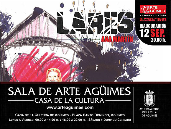 Exposición de Ana Martín, La Princesa Ilustradora, que presenta 75 dibujos originales en Agüimes (Gran Canaria)