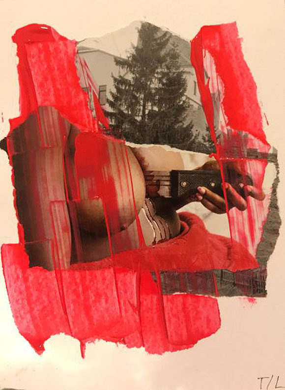 Toni Lemus presenta su última serie de collages en Espacio Dörffi. // CanariasCreativa.com