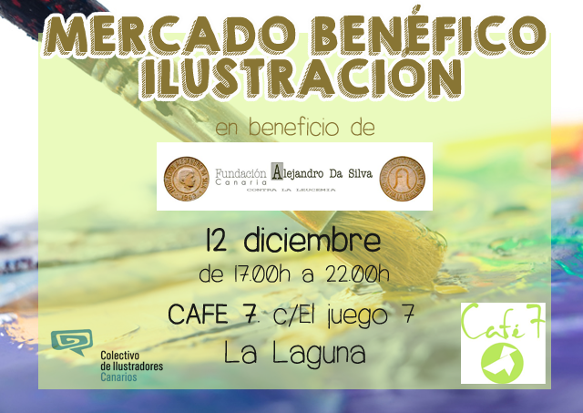 El Colectivo de Ilustradores Canarios te invita a su mercado benéfico