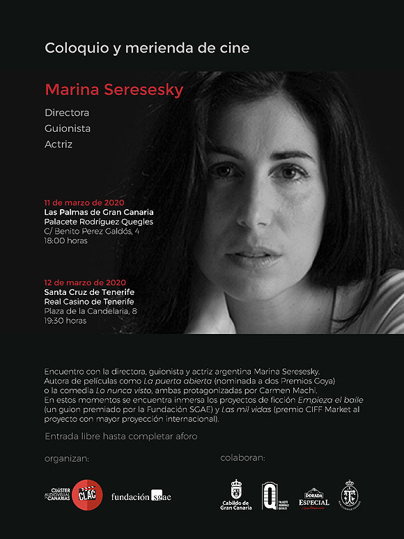 La directora argentina Marina Seresesky protagoniza el ciclo «Meriendas de Cine»