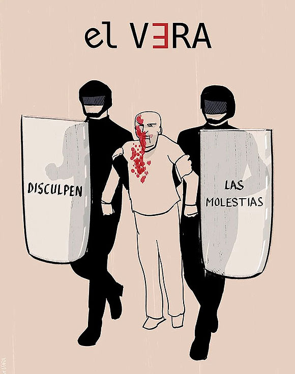 El artista multidisclinar Pepe Vera «El Vera» presenta este lunes 30 de diciembre su «Disculpen las molestias» en Arrecife de Lanzarote. // CanariasCreativa.com