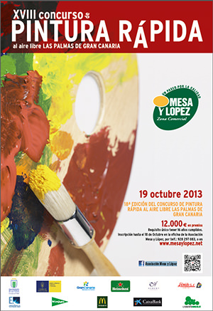 XVIII Concurso de Pintura Rápida al Aire Libre de la Zona Comercial Mesa y López