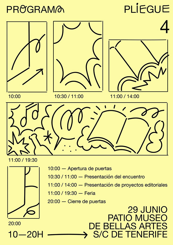 El 29 de junio vuelve PLIEGUE, el Encuentro de Autoedición en Canarias. // CanariasCreativa.com