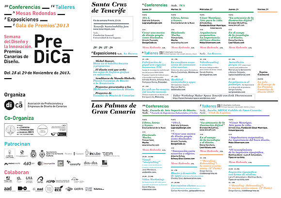La Primera Semana del Diseño y la Innovación ofrece un extenso programa en las dos capitales de provincia