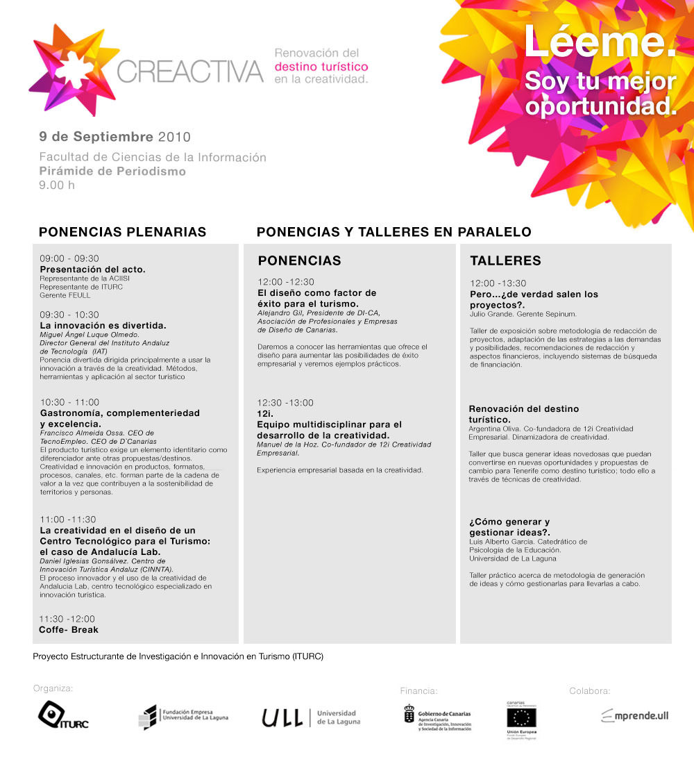 Creactiva, la renovación del destino turístico en la creatividad a debate