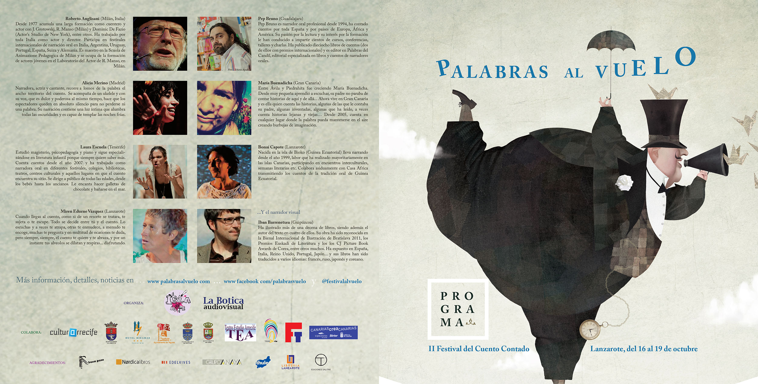 Palabras al Vuelo 2014, diez propuestas para entrenar el sentido en Lanzarote // CanariasCreativa.com