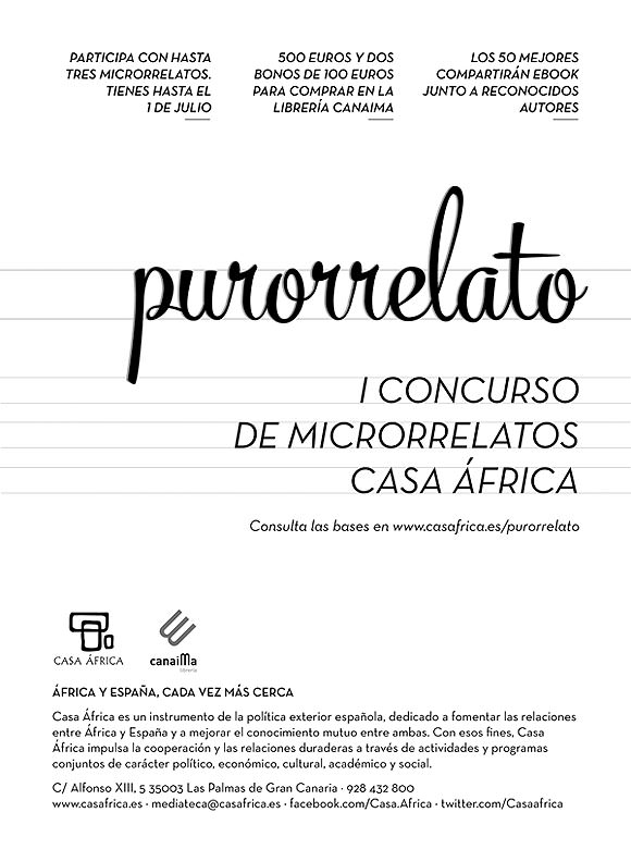 Purorrelato. I Concurso de microrrelatos de Casa África