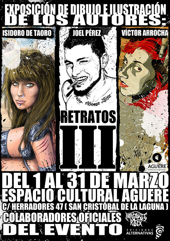 Retratos III en el Espacio Cultural Aguere