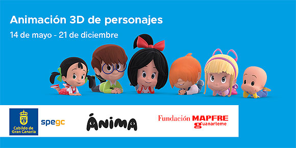 La SPEGC, Ánima y la Fundación Mapfre Guanarteme presentan un curso de Animación 3D de Personajes para profesionales.