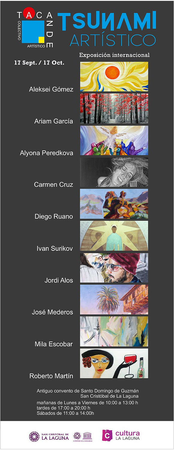 «Tsunami Artístico, Exposición internacional» en La Laguna