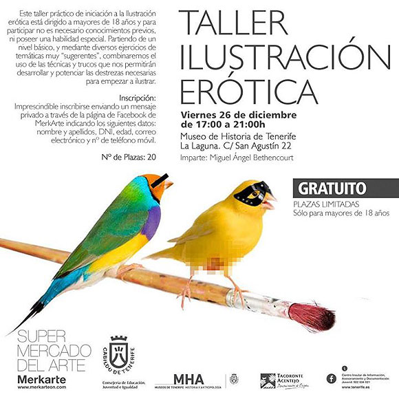 Taller de iniciación a la ilustración erótica en La Laguna
