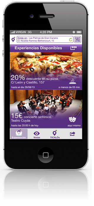 ticaló, una app en la que recibir ofertas y experiencias geolocalizadas, se lanza este fin de semana en Triana.