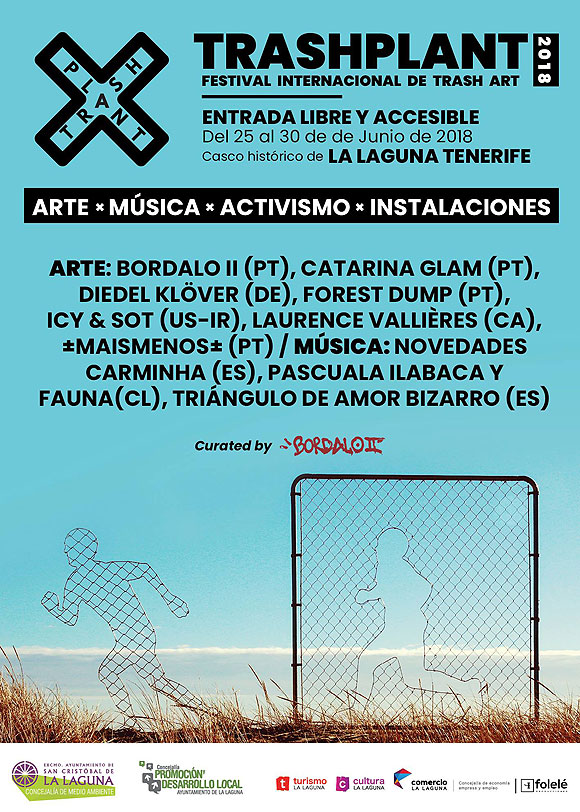 Trashplant, el festival del arte de la basura, del 25 al 30 de junio en La Laguna.