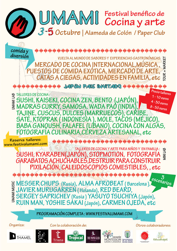 Este fin de semana llega UMAMI, el festival de cocina y arte, a Las Palmas de Gran Canaria
