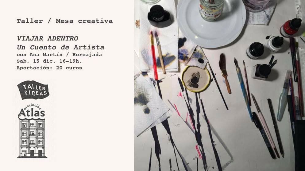 La Asociación Atlas Gran Canaria organiza el taller «Viajar adentro. Un cuento de artista» con Horcajada Acción-Edición-Reacción